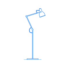 Furniture Floor Lamps Ikea Arod Floor Lamp Icon Svg Vector, Free Vectors File